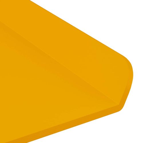 Плаващ рафт 4 pcs Горчично жълто 30 x 9 x 2,5 см Стомана