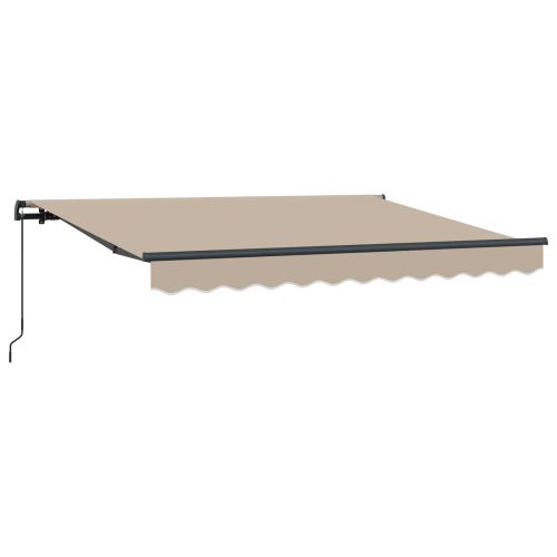Сгъваем навес Бежово 250 x 200 cm текстил