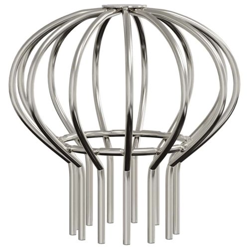 Защита за листа на улука 8 pcs Сребрист 75 мм