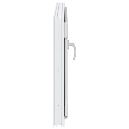 Прозорец за мазе RISOR 80 x 50 cm PVC и стъкло Бяло