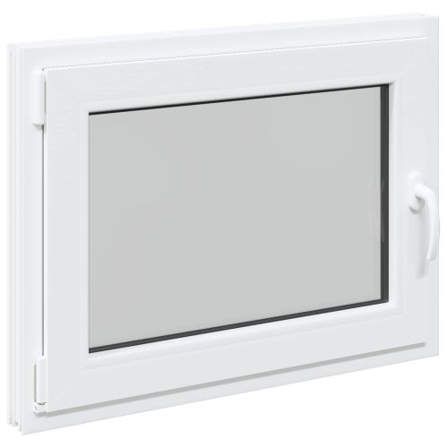 Прозорец за мазе RISOR 80 x 70 cm PVC и стъкло Бяло