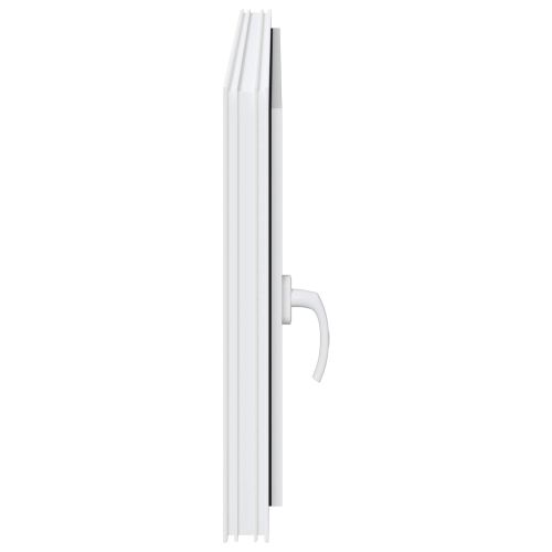 Прозорец за мазе RISOR 110 x 50 cm PVC и стъкло Бяло