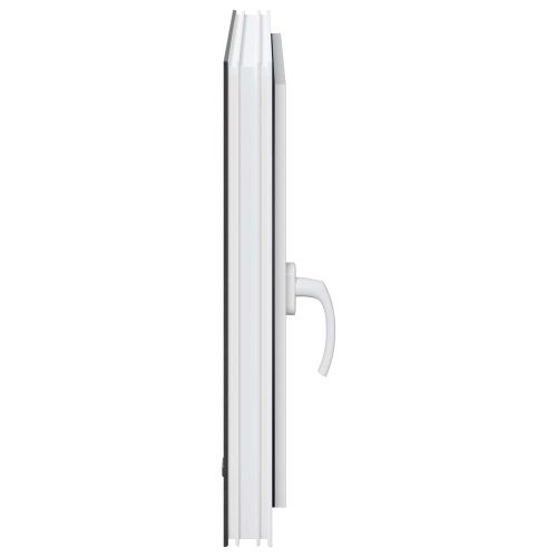 Прозорец за мазе RISOR 60 x 60 cm PVC и стъкло Антрацит