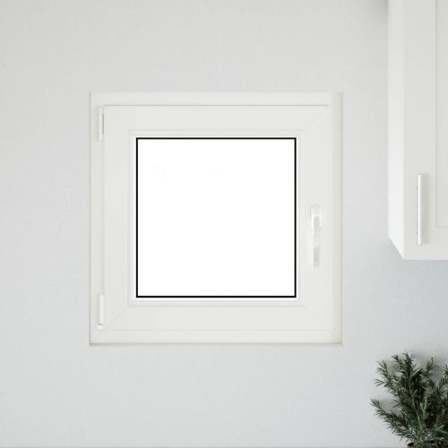 Прозорец за мазе RISOR 60 x 60 cm PVC и стъкло Антрацит