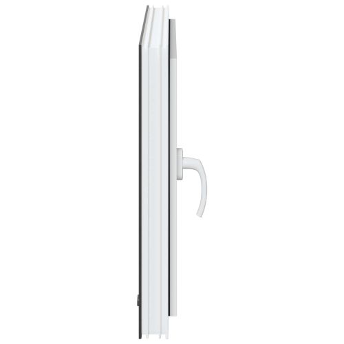 Прозорец за мазе RISOR 80 x 50 cm PVC и стъкло Антрацит