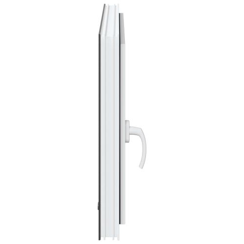 Прозорец за мазе RISOR 90 x 60 cm PVC и стъкло Антрацит