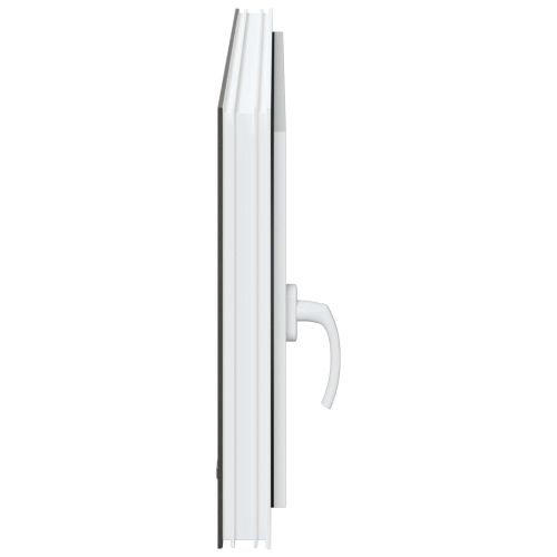 Прозорец за мазе RISOR 100 x 50 cm PVC и стъкло Антрацит