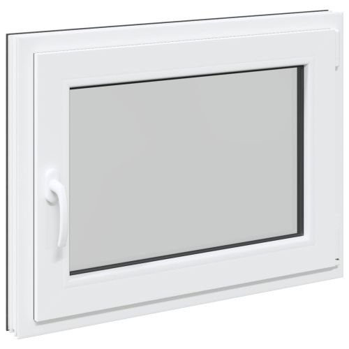 Прозорец за мазе RISOR 60 x 100 cm PVC и стъкло Антрацит