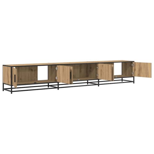 ТВ Единици 2 pcs Дъб 240 x 35 x 41 см Инженерно дърво