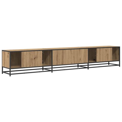 ТВ Единици 2 pcs Дъб 240 x 35 x 41 см Инженерно дърво