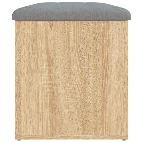 Пейка за съхранение, дъб сонома, 82x42x45 см, инженерно дърво