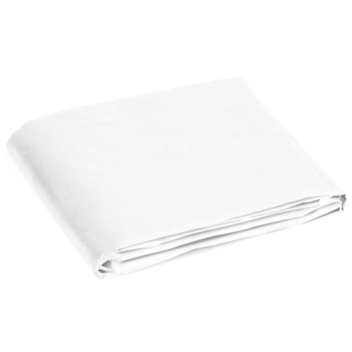 Брезент, 180 г/м², 3x5 м, бял, HDPE