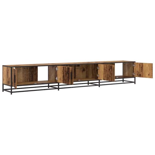 ТВ Единици 2 pcs Старо дърво 240 x 35 x 41 см Инженерно дърво