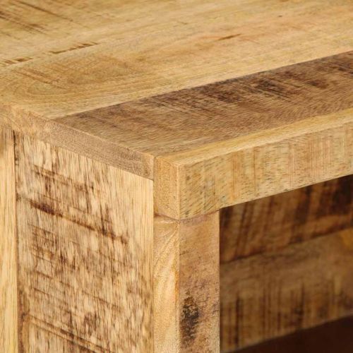 Нощен шкаф Кафяво 40 x 30 x 25 см Солидно мангово дърво