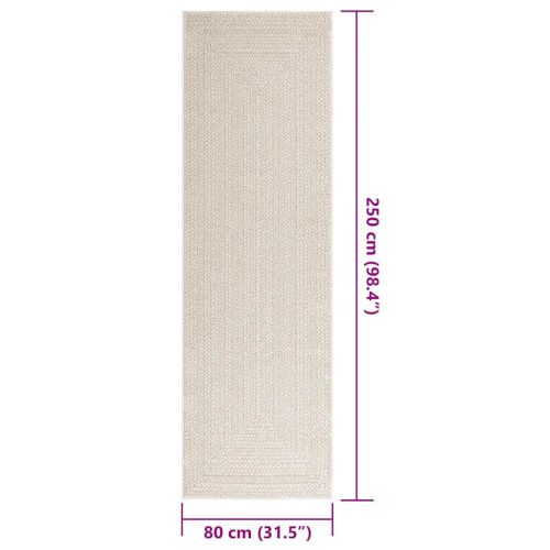 Килим "ZIZUR", 80x250 см, визия юта, за закрито и открито