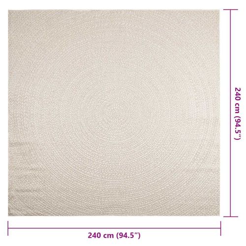 Килим "ZIZUR", 240x240 см, визия юта, за закрито и открито
