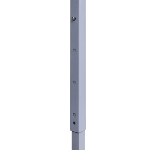 Сгъваема парти шатра с 2 странични стени 2x2 м стомана кремава