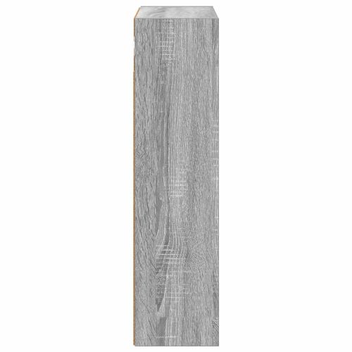 Банен стенен шкаф с рафт Сиво Сонома 40 x 16 x 62,5 см