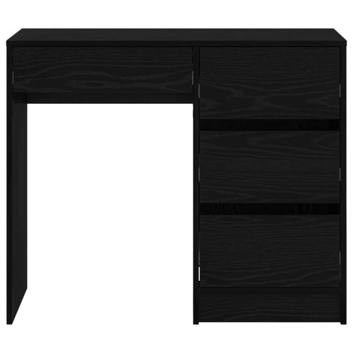 Бюро с чекмедже Черния дъб 90 x 37.5 x 75 см Инженерно дърво