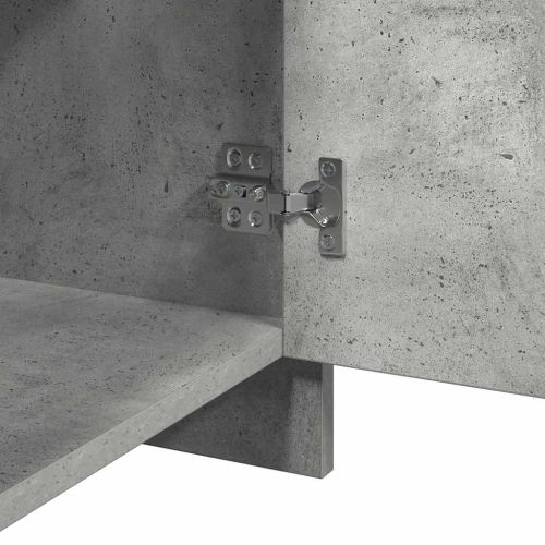 Нощни шкафчета 2 бр бетонно сиви 45x34x44,5 см инженерно дърво