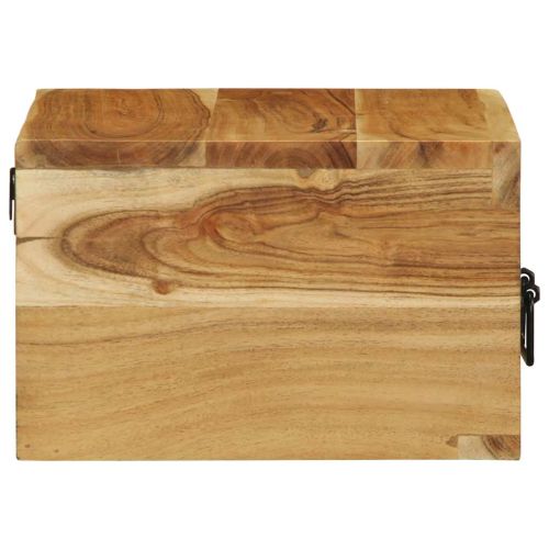 Стенни нощни шкафчета 2 бр. масивна дървесина акация