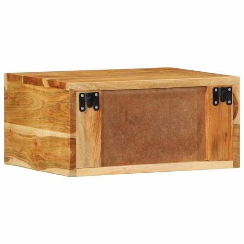 Стенни нощни шкафчета 2 бр. масивна дървесина акация