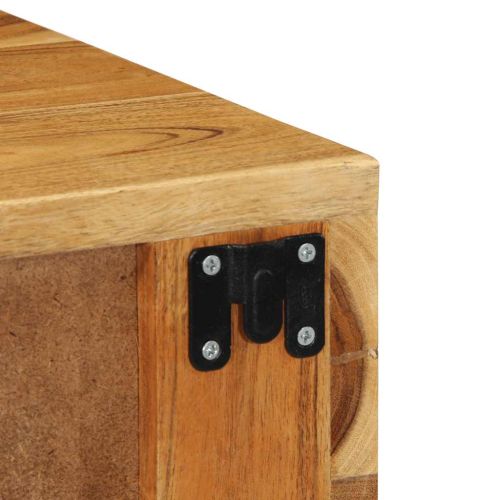 Стенни нощни шкафчета 2 бр. масивна дървесина акация