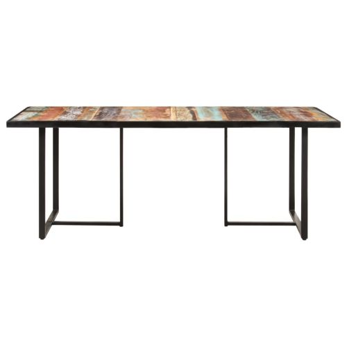 Трапезна маса, 200 cм, регенерирано дърво масив