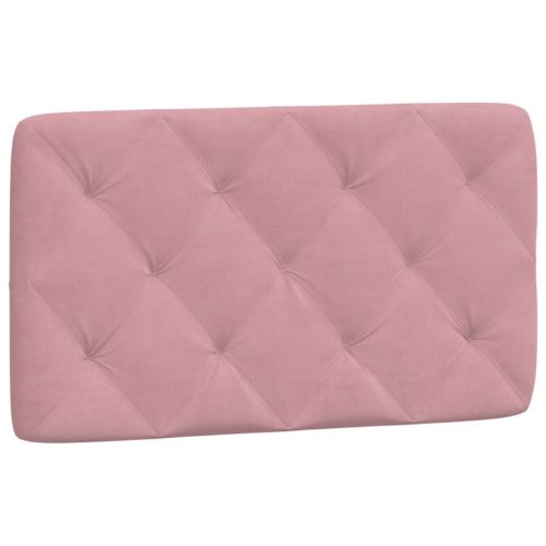 Легло с матрак, розово, 80x200 см, кадифе