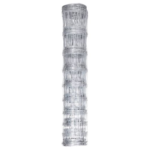 Градинска ограда, поцинкована стомана, 50x1,5 м, сребриста