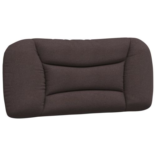 Легло с матрак Hvar, тъмнокафяво, 90x190 см, плат