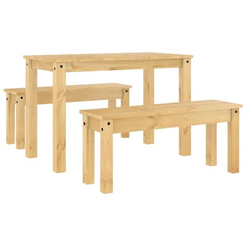 Трапезен комплект от 3 части PANAMA, бор масив