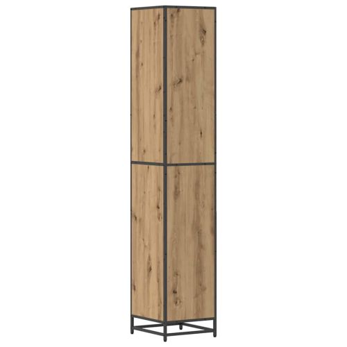 Комплект мебели за баня с рафт с врата Дъб 35 x 37,5 x 188,5 см