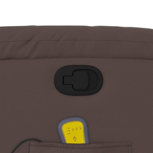 Масажен наклоняем стол, кафяв, изкуствена кожа