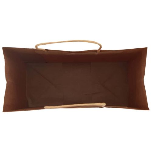 Хартиени торбички 250 бр с дръжки черни 26x12x35 см