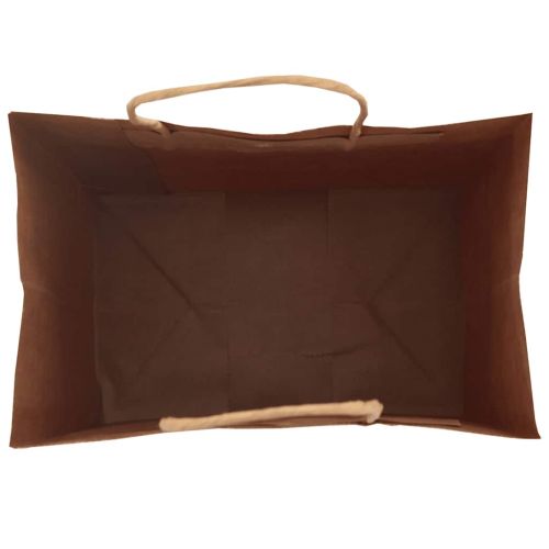 Хартиени торбички 250 бр с дръжки сини 32x22x28 см