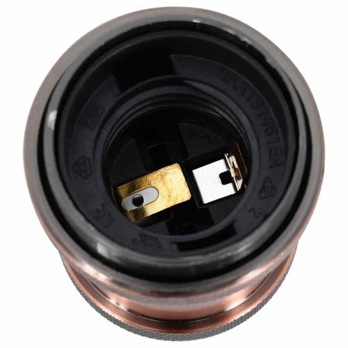 Лампи 2 бр Червен бронз E27