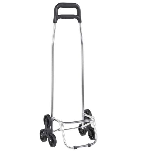 Пазарски тролей Черно 39,5 x 33 x 93 см Оксфордска тъкан