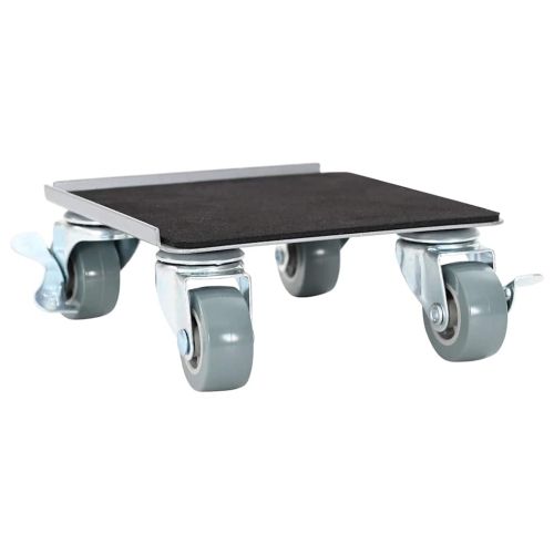 Мебелни колелца 4 бр. с повдигач 13,5x13,5x6 см, стомана 1300 кг