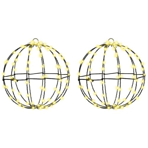 Топка 2 pcs Топло бяло 30 x 30 x 32 см Метал