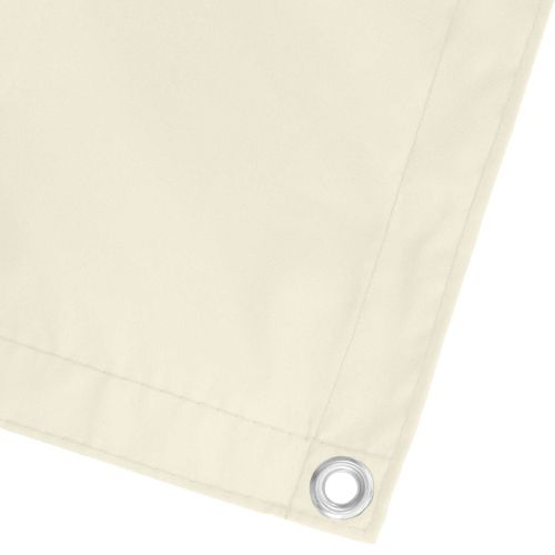 Балконен екран Крем 110 x 600 см Оксфордска тъкан