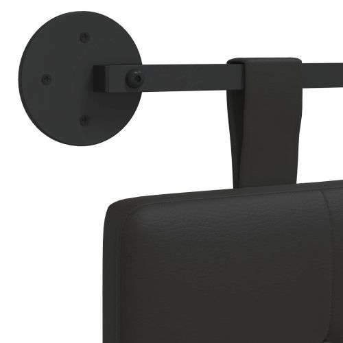 Табла за легло висяща Черен Изкуствена