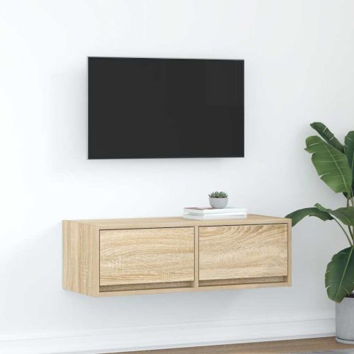 ТB шкаф, Дъб сонома, 80x31x25,5 см, инженерно дърво