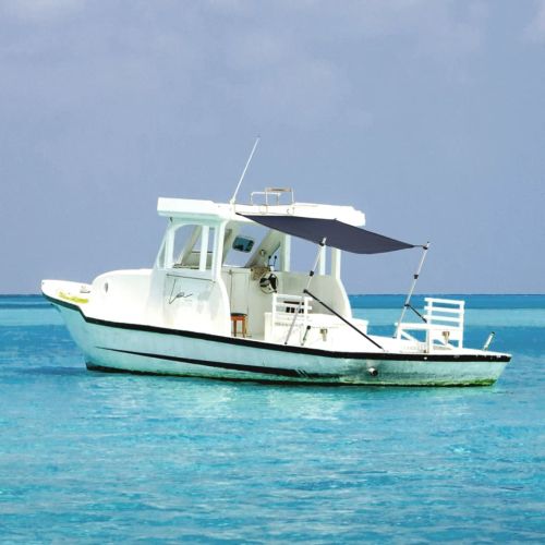 T-Top удължение за сенник, нейви синьо, 170x208x(115-183) см