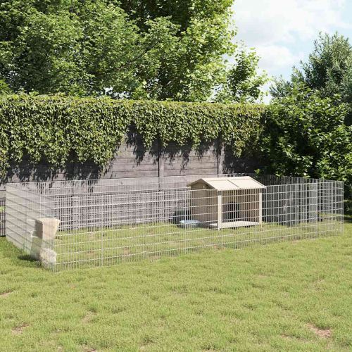 Ограждение за свободно отглеждане на животни 24-панела 54x80 см