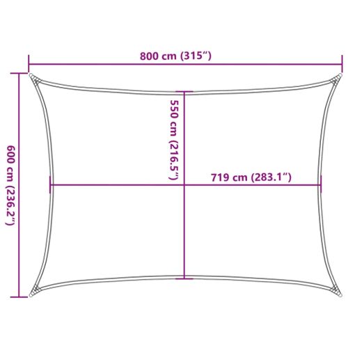 Платно-сенник, 160 г/м², бежово, 6x8 м, HDPE