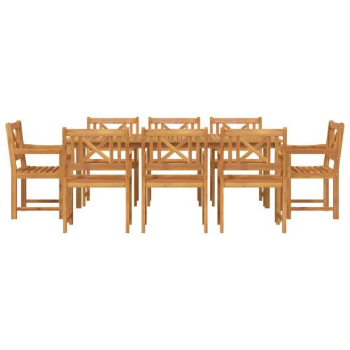 Комплект за хранене в градината 9 pcs Кафяво