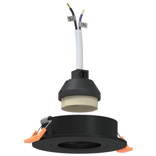 Прожектор 24 pcs Черно 9 x 9 x 2 см Алуминий