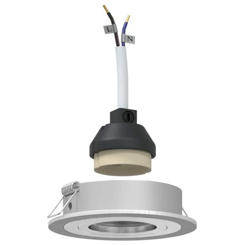 Прожектор Сребрист 9 x 9 x 2 см Алуминий