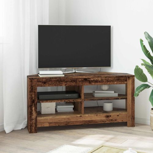 Ъгловшкафзателевизор Старо дърво 102 x 40,5 x 45 см